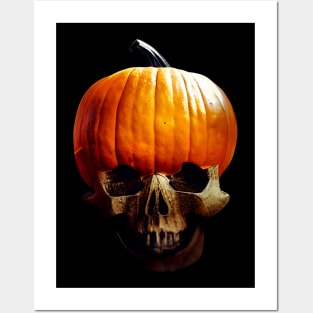 Scary Halloween Pumpkin Art Posters and Art